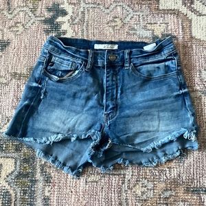 Stretchy jean shorts